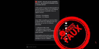 Attention, ces chiffres sur la démographie mondiale sont erronés