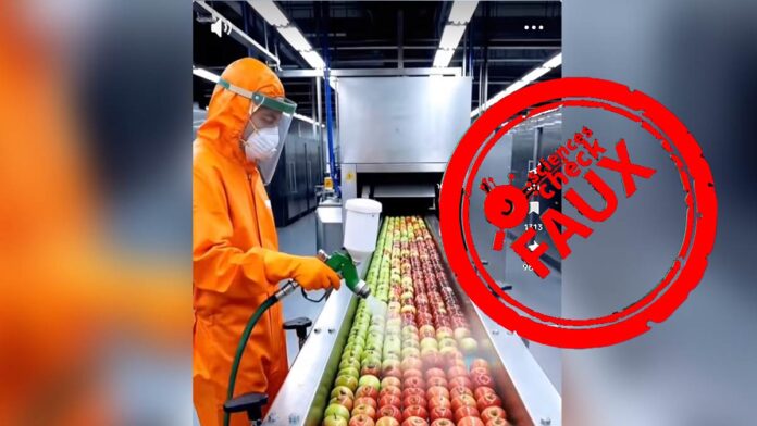 pomme-peint-au-rouge