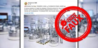 Non, cette usine pharmaceutique n’a pas été créée par Ibrahim Traoré au Burkina Faso