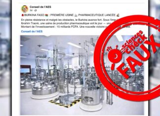 Non, cette usine pharmaceutique n’a pas été créée par Ibrahim Traoré au Burkina Faso